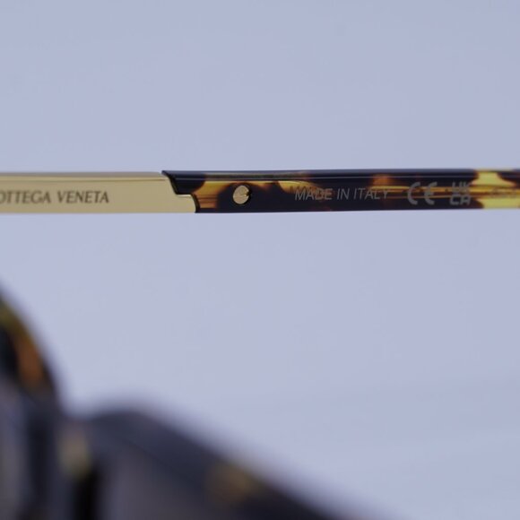 Bottega Veneta BV1261S 002 Sunglasses Havana Rectangle Frame, Brown Lenses - Picture 7 of 10